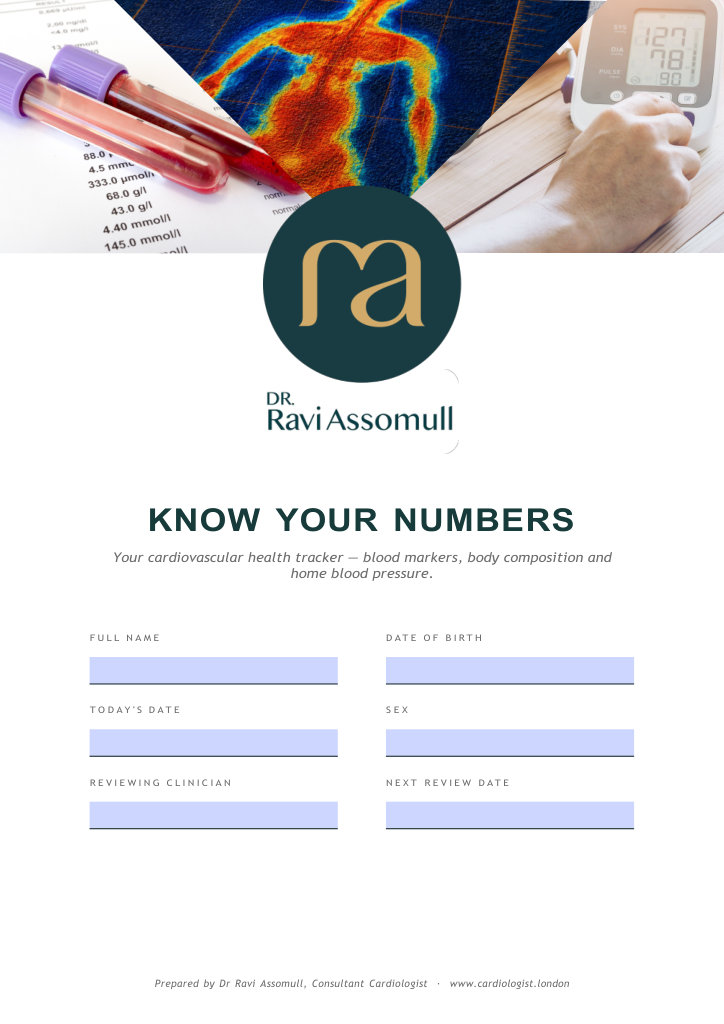 Know Your Numbers - Dr Ravi Assomull Clinic